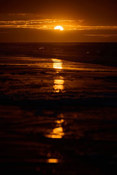 Sunset on the coast by Dave Lust