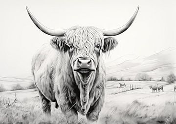 Koe | Koe van ARTEO Schilderijen