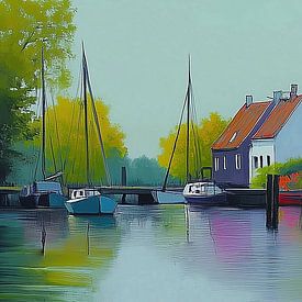 Bateaux | Reflet sur Caprices d'Art