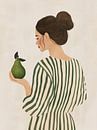 The Woman and the Pear by annika persson thumbnail