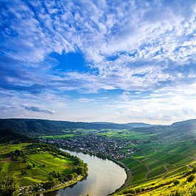 Kröv sur la Moselle depuis le Mont Royal en Allemagne sur Ricardo Bouman Photographie