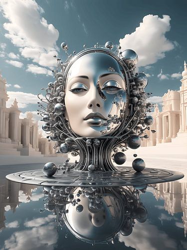 Een andere wereld een surrealistisch portret