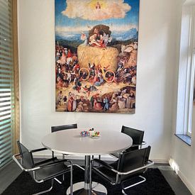 Customer photo: Jheronimus Bosch. The Haywain, on ArtFrame