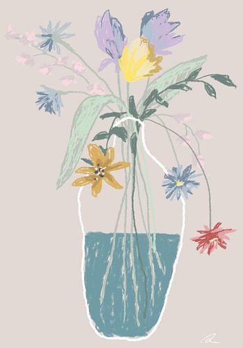 Bouquet de fleurs sur Pictufy Studio II