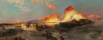 Thomas Moran~Green River Cliffs, Wyoming