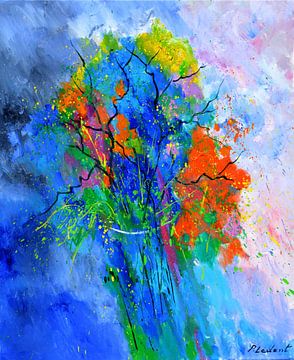 Nature morte abstraite sur pol ledent