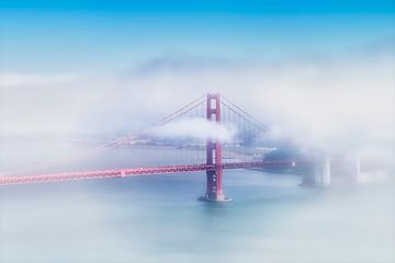 Golden Gate Bridge im Nebel von Melanie Viola