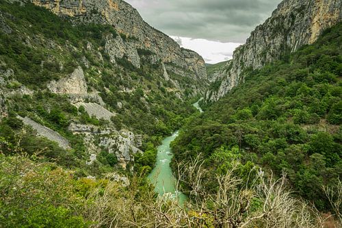 Vue dans les Gorges du Verdon