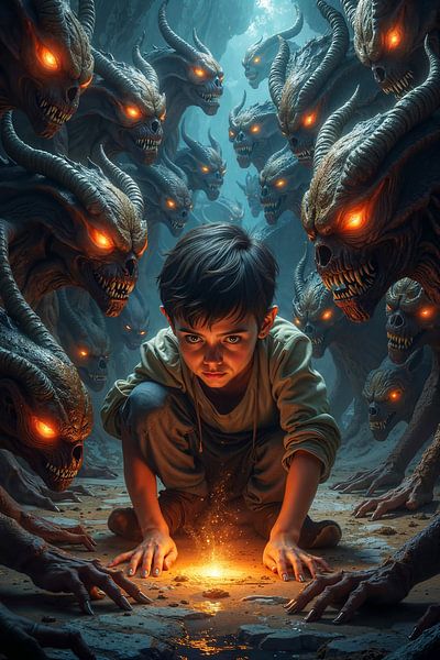 CHILD OF FIRE: L’Enfant entouré de Démons par INFERAURUM