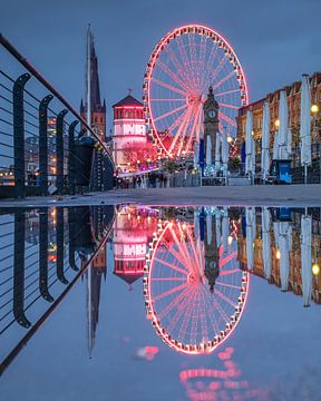 Wheel of vision, Düsseldorf, Duitsland van Alexander Ludwig