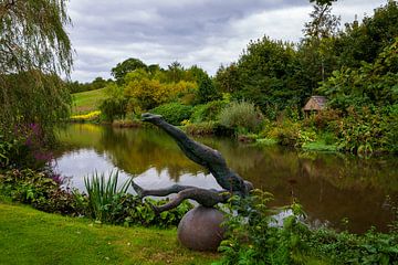 Lady Farm Garden, Chelwood, Angleterre sur Lieuwe J. Zander