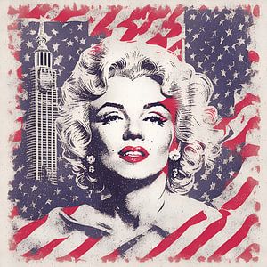 Icône de la culture populaire, Marilyn Monroe sur Biljana Zdravkovic