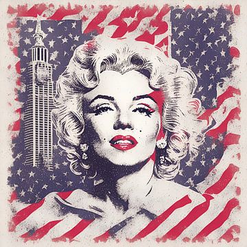 Popcultuur Icoon, Marilyn Monroe van Biljana Zdravkovic