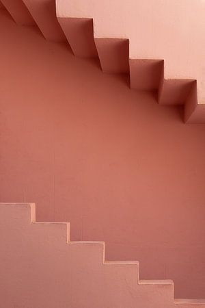 Roze trappen van Michelle Jansen Photography