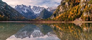 Herbst am Dürrensee in Südtirol