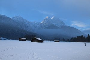 „Winterlandschaft „ ,winterliche Alpenidylle in Garmisch-Partenkirchen