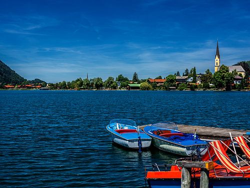 BAVARIA : Elektrische boten aan de Schliersee