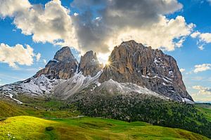 Langkofel oder Langkofelgruppe in den Dolomiten