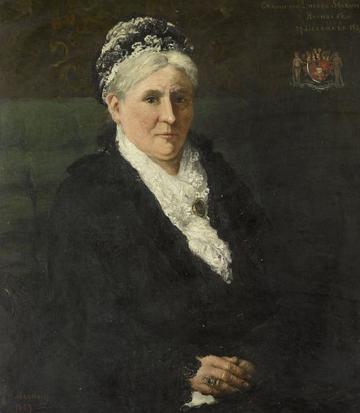 Maria Hermina Heemskerk (1827-1908). Ehefrau von Menno David Graf von Limburg Stirum, Hendrik Willem von Marieke de Koning