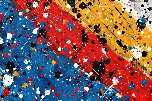 Abstract blokken compositie