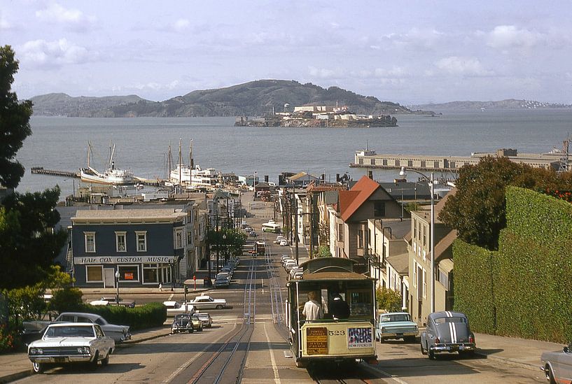 San Fransisco and Alcatraz 60s von Jaap Ros