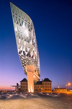 Hafenhaus, Antwerpen, Flandern, Belgien von Henk Meijer Photography