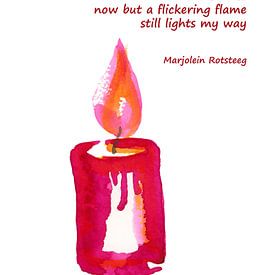 Le haïku de la bougie sur Karen Kaspar