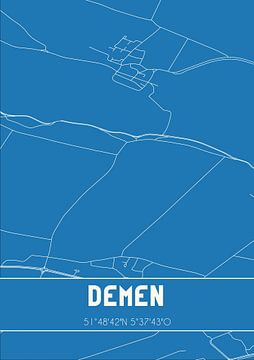 Blueprint | Map | Demen (North Brabant) by Rezona