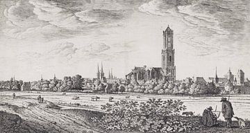 Herman Saftleven, Ansicht von Utrecht, 1648