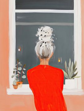 L'immobilité à la fenêtre du soir sur Mosaic Dialogue