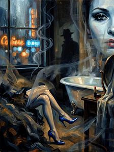 Whispers in the Neon Rain