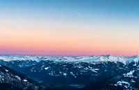 Zonsondergang in Laax