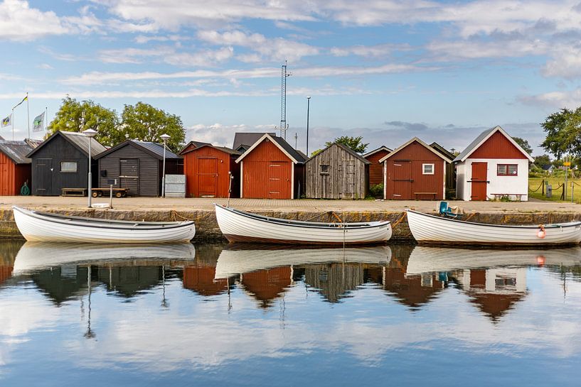 Bateaux de pêche dans un port suédois par Yanuschka | Fotografie Noordwijk