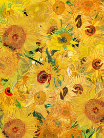 Sunflowers by van Gogh van Marja van den Hurk