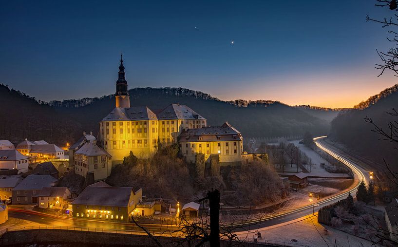 Le château de Weesenstein la nuit par Sergej Nickel
