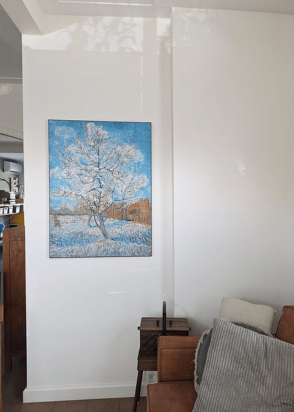 Kundenfoto: Der rosa Pfirsichbaum - Vincent van Gogh, als ArtFrame