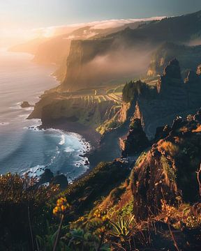 Madeira's stralende uitzicht van fernlichtsicht