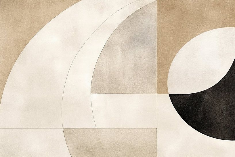 Abstrait beige par La collection ARTEO