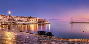 De stad Chania op Kreta, Griekenland. van Voss Fine Art Fotografie