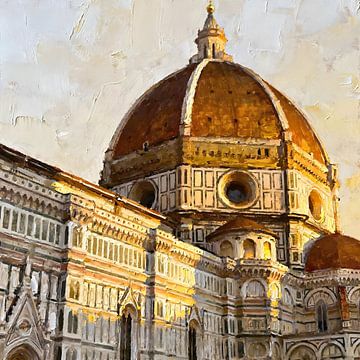 The Duomo, Florence, Italy by Johannas Art Creations