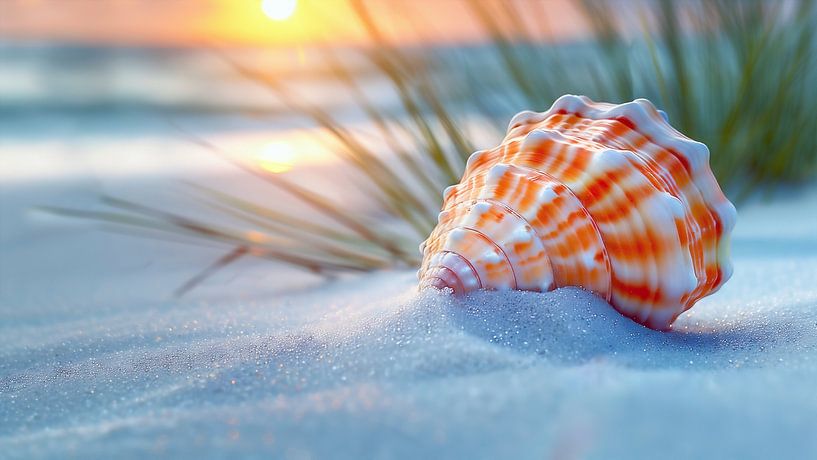 Muschel am Strand - ein sanfter Küstentraum von Max Steinwald