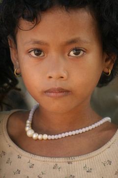 Cambodian Girl by Gert-Jan Siesling