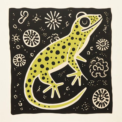 Whimsy Folk Sterrensprong Nacht Gekko