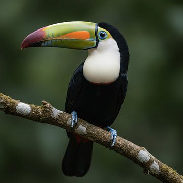 Emerald Presence – Toekan in moderne harmonie van Urbanwolves