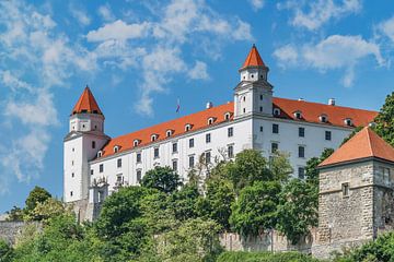 Het kasteel van Bratislava in Slowakije van Gunter Kirsch