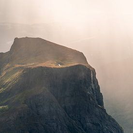 Waterfall out of nowhere. by Axel Weidner