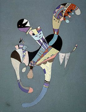 Eine schwebende Figur, Wassily Kandinsky