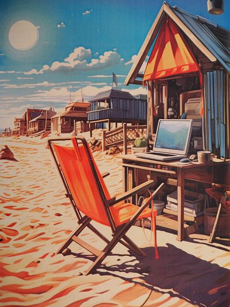Holiday Work Beach Sun Relaxation by gm_designs