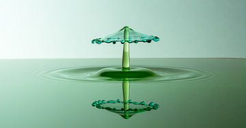 Splash Art Green Panorama van Marc Piersma