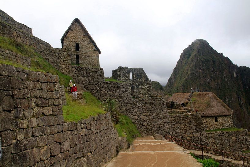 Bâtiments du Machu Picchu par Gerrit van Oostveen